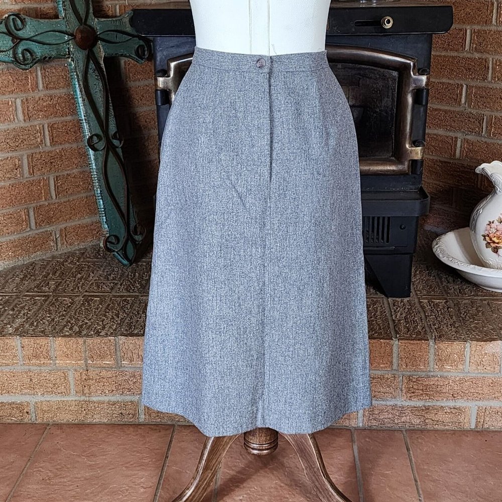Vintage Sirotto Sport Gray Skirt Made in USA Size 8 - Picture 2 of 4